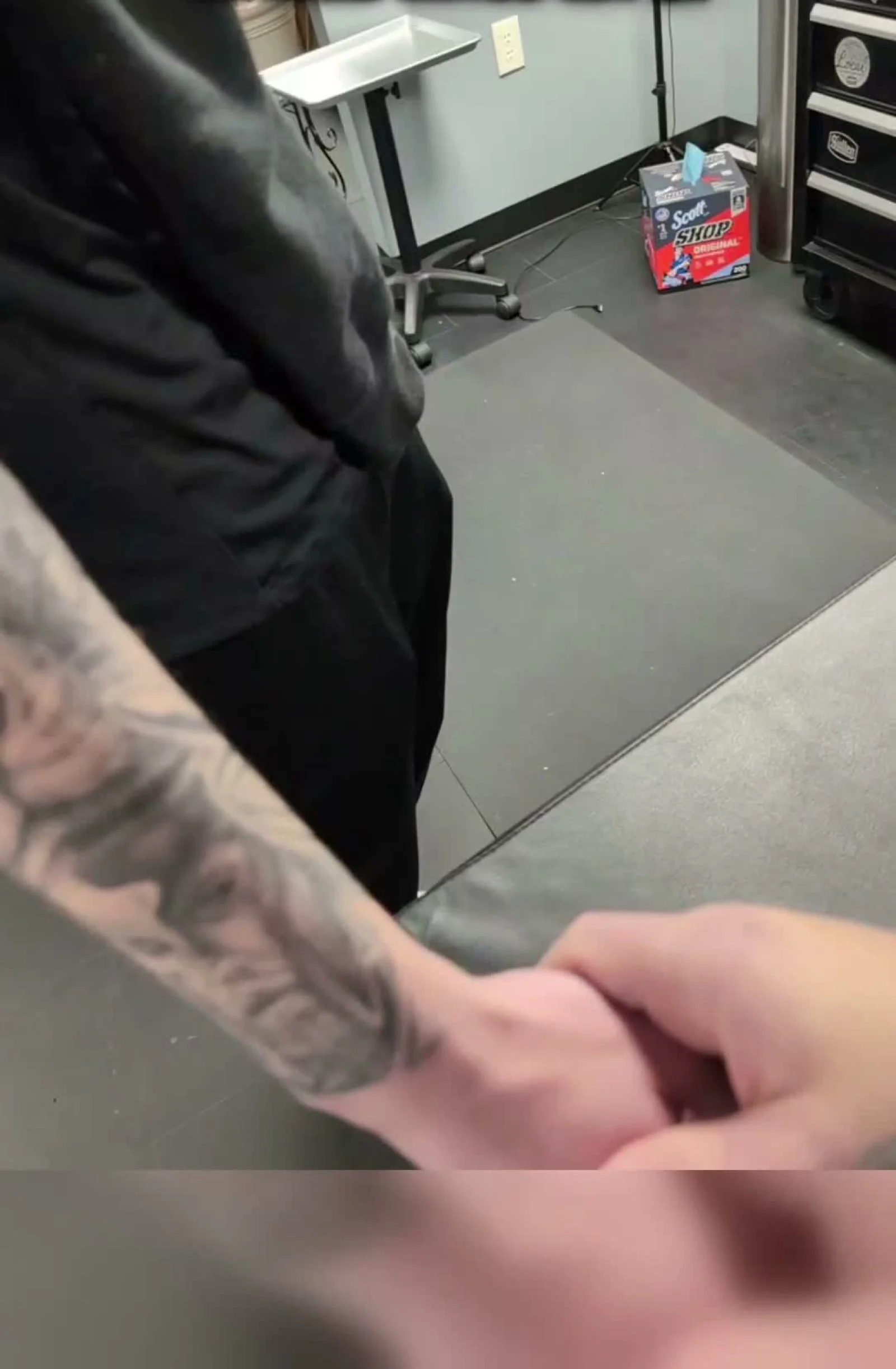 Tattoo Luv in use at a Sponsored Artist&rsquo;s studio